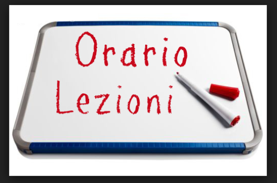 ORARIO PROVVISORIO DELLE ATTIVITÀ DIDATTICHE, per ogni ordine di scuola